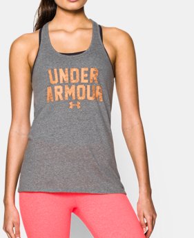 Women's UA Charged Cotton® Tri-Blend Under Armour Tank 1 Color $18.99