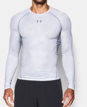 Men's UA HeatGear® Armour Printed Long Sleeve Compression Shirt LIMITED TIME: FREE SHIPPING 3 Colors $44.99