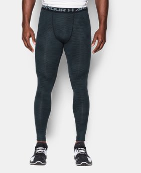 Men's UA HeatGear® Armour Printed Compression Leggings LIMITED TIME: FREE SHIPPING 4 Colors $49.99