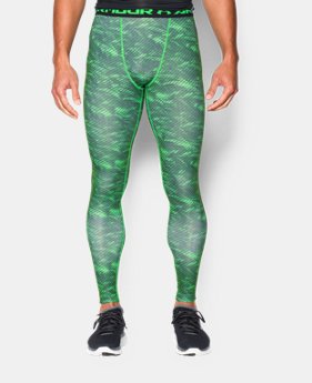 Men's UA HeatGear® Armour Printed Compression Leggings 1 Color $26.99 to $33.99