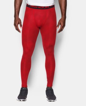 Men's UA HeatGear® Armour Printed Compression Leggings $49.99