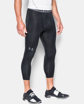 Men's UA HeatGear® Armour Printed ¾ Leggings 1 Color $39.99