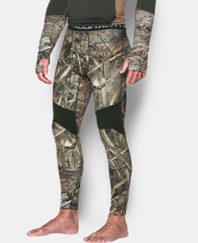 Men's UA ColdGear® Armour Scent Control Leggings 3 Colors $34.49 to $42.74