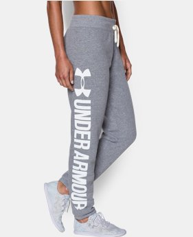 Women’s UA Favorite Fleece Word Mark Boyfriend Pant 1 Color $41.99