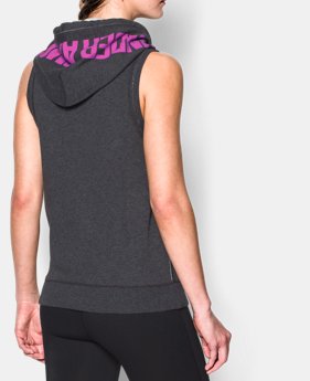 Women’s UA Favorite Fleece Word Mark Hooded Vest 1 Color $49.99