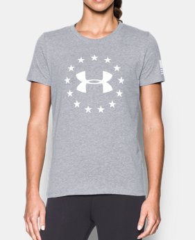 Women's UA Freedom Logo Short Sleeve 1 Color $22.49