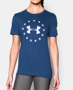 Women’s UA Freedom Logo Short Sleeve 1 Color $34.99