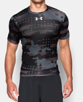 Men’s UA Freedom Camo Short Sleeve Compression Shirt EXTRA 25% OFF ALREADY INCLUDED 1 Color $22.49