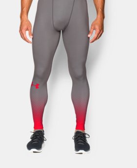 Men’s UA HeatGear® Armour Branded Compression Leggings 1 Color $39.74