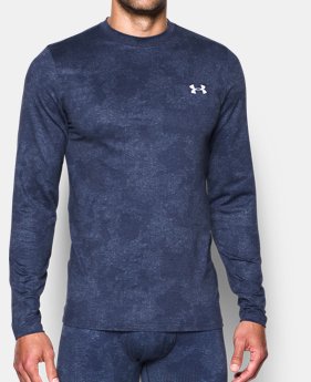 Men's UA ColdGear® Armour Printed Crew 1 Color $64.99