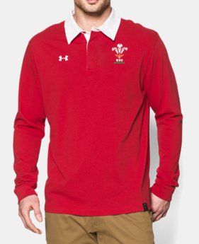Men’s WRU Long Sleeve Rugby Polo 1 Color $99.99
