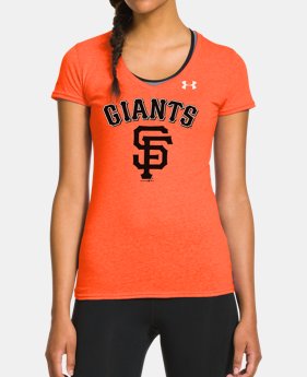 Women's San Francisco Giants Charged Cotton® Tri-Blend T 1 Color $26.99