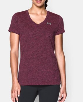 Women's UA Tech™ Dope Dye V-Neck 1 Color $18.99