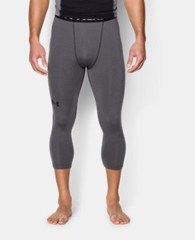 New Arrival Men's UA HeatGear® Armour ¾ Compression Leggings $39.99