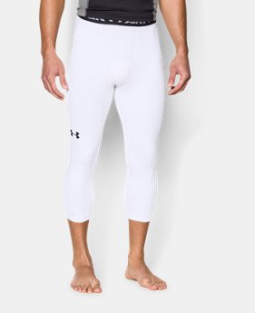 New Arrival Men's UA HeatGear® Armour ¾ Compression Leggings LIMITED TIME: FREE SHIPPING 4 Colors $39.99