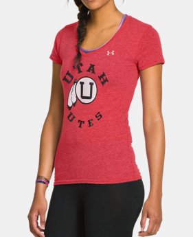 Women’s Under Armour® Legacy Utah Charged Cotton Tri-Blend V-Neck 1 Color $22.99