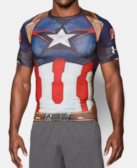 Men’s Under Armour® Captain America Compression Shirt 1 Color $31.49