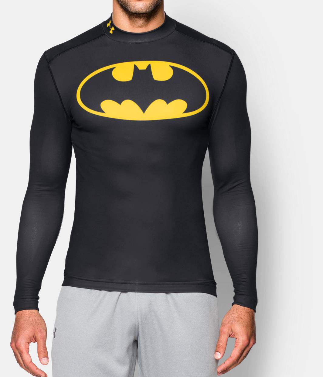 Under Armour Mens Alter Ego Batman Compression Long Sleeve Shirt | BET-C