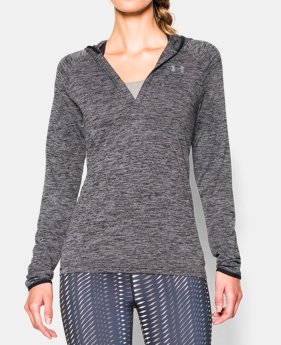 Women's UA Tech™ Long Sleeve Hooded Henley 2 Colors Available $25.49 to $33.99