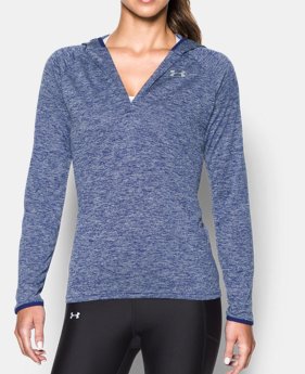 Women's UA Tech™ Long Sleeve Hooded Henley 1 Color Available $25.49 to $33.99
