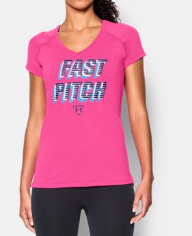 Women’s UA Softball Graphic Short Sleeve 1 Color $37.99