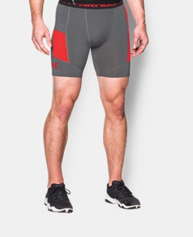 Men's UA HeatGear® Armour Pocketed Compression Shorts 1 Color $22.49