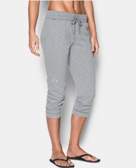 Women's UA Ocean Shoreline Terry Capris 1 Color $23.24