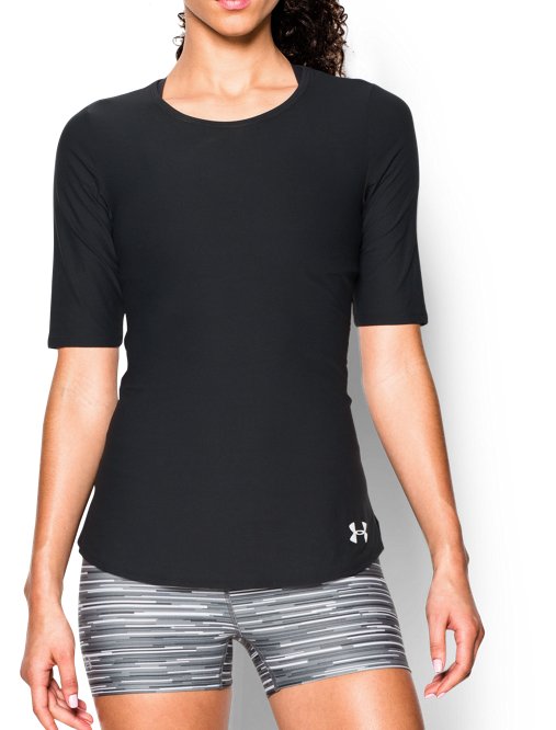 Under Armour Womens Coolswitch 3//4 Half Sleeve Tee