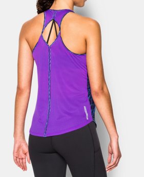 Women's UA Fly-By Printed 2.0 Tank 1 Color $29.99