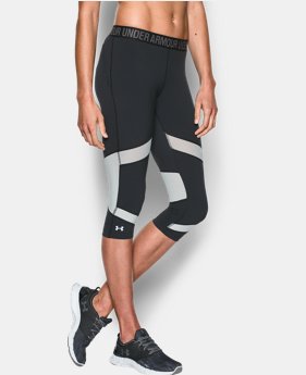 New to Outlet Women's UA HeatGear® CoolSwitch 15" Capri 1 Color $25.31