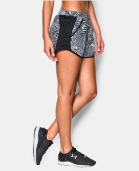 Women's UA Fly-By Printed Run Shorts 1 Color $29.99