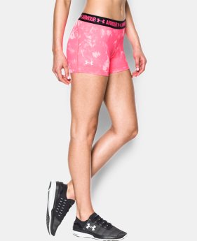 Women’s UA HeatGear® Armour Printed 3” Shorty 1 Color $22.99