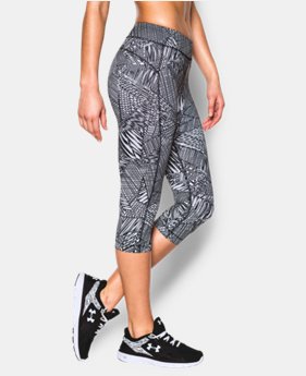Women’s UA HeatGear® Armour Printed 18” Capri 1 Color $26.99 to $33.99