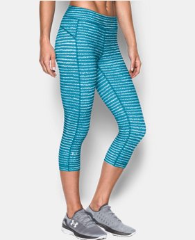 Women’s UA HeatGear® Armour Printed 18” Capri 1 Color $25.49