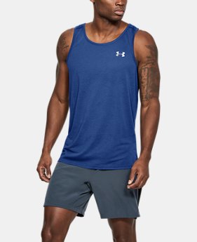 Men's UA Streaker Singlet 4 Colors Available $24.74 to $24.99