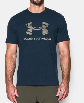 New Arrival Men’s UA Camo Fill Logo T-Shirt LIMITED TIME: FREE SHIPPING $29.99