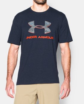 Men’s UA Camo Fill Logo T-Shirt 1 Color $22.99