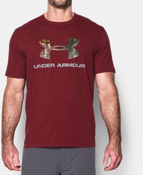 New Arrival Men’s UA Camo Fill Logo T-Shirt LIMITED TIME: FREE SHIPPING $29.99