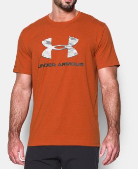 Men’s UA Camo Fill Logo T-Shirt 1 Color $24.99