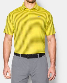 Men’s UA coldblack® Address Stripe Polo 1 Color $52.99