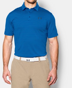 Men’s UA coldblack® Address Stripe Polo 1 Color $47.99 to $59.99