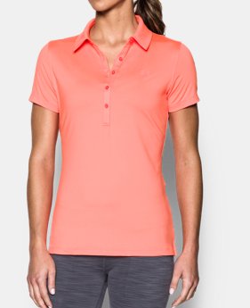 Best Seller Women's UA Zinger Short Sleeve Polo LIMITED TIME: FREE U.S. SHIPPING 1 Color Available $59.99
