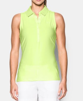 Women's UA Zinger Sleeveless Polo 1 Color $64.99