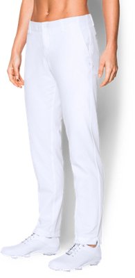 under armour white golf trousers