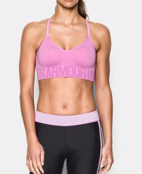 Women’s UA HeatGear® Armour Seamless Streaky Heather w/Cups 4 Colors $39.99