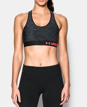 Women's Armour® Mid — Printed Sports Bra 1 Color $16.88 to $17.24