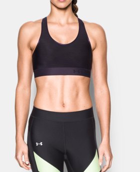 Women's Armour® Mid — Printed Sports Bra 1 Color Available $22.99