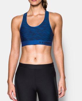 Women's Armour® Mid — Printed Sports Bra 2 Colors $22.99 to $29.99