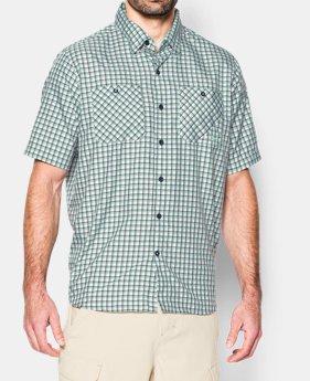 Men’s UA Chesapeake Plaid Short Sleeve Shirt 1 Color $69.99
