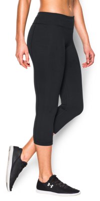 under armour black capris